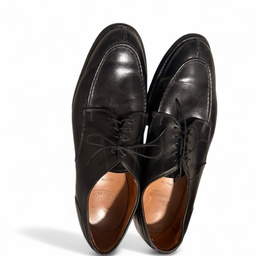 Allen Edmonds Black Leather Derby Shoes